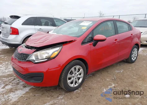 2013 Kia Rio Lx from USA, damaged, VIN KNADM4A39D6153563